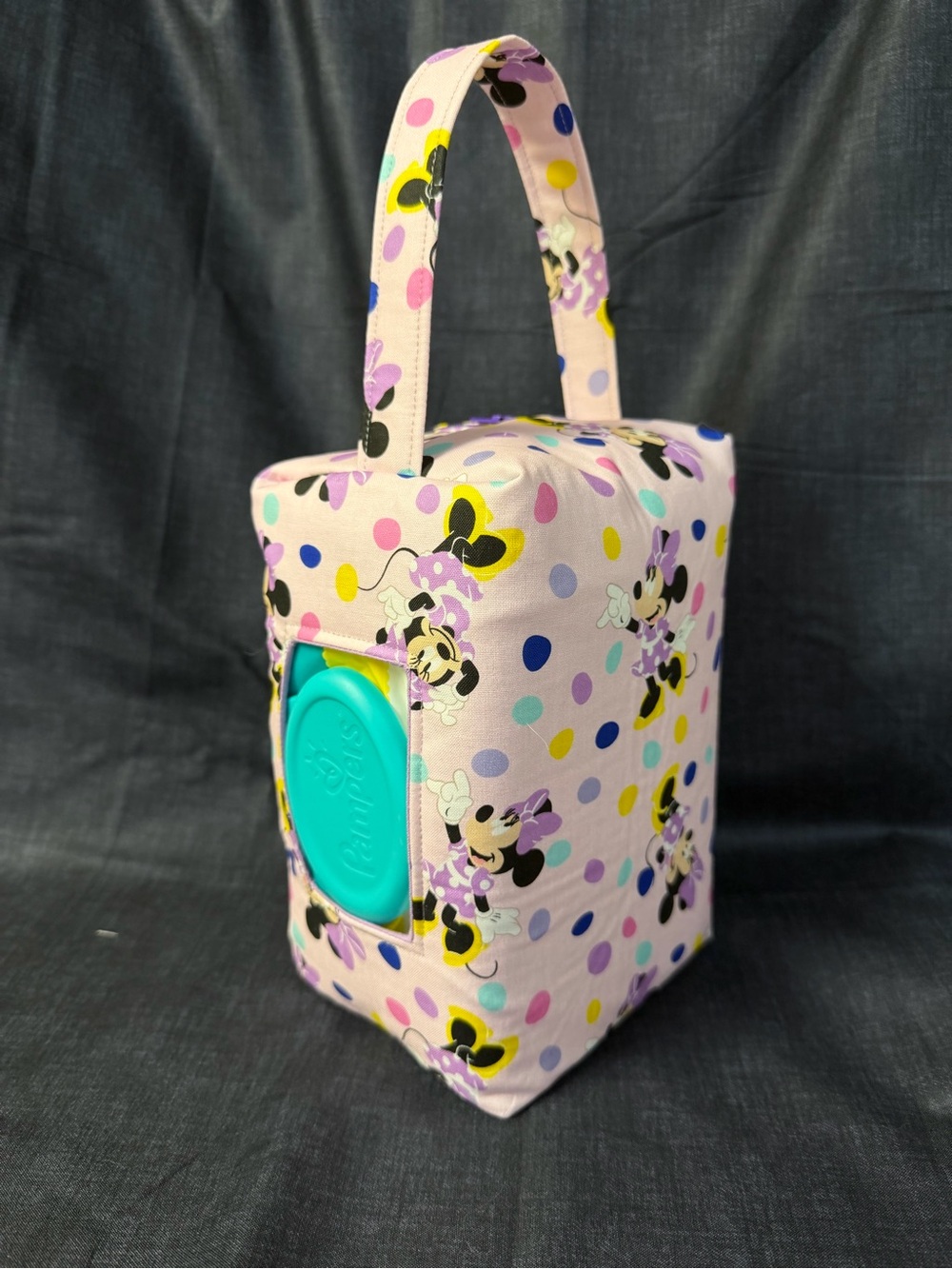 Disney Minnie Mouse Polka Dot Wipe Case - Pink, Yellow, Blue, Purple